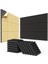 24PCS Kendinden Yapışkanlı Ses Geçirmez Köpük Paneller 2X12X12IN Hızlı Genişletme Akustik Paneller Piramit Tasarım Ses Geçirmez Duvar Panelleri (Yurt Dışından) 1