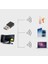 Al-Bl5.3 Bluetooth V5.3 USB Mini Bluetooth Adaptör Dongle 20MT Kablosuz Adaptör (Çoklu Cihaz Desteği Sağlar) Win7/8/10/11 Tak Çalıştır (Pc Içindir) 4