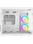Beyaz 3 Rgb Fanlı Temperli Cam Panel Boş M-Atx Gaming Oyuncu Bilgisayar Kasası 2