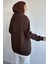 Kapüşonlu Şardonlu Tesettür Sweatshirt P-00019654 4