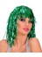 Yeşil Işıltılı Metalize Parti Peruğu 1