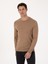 Erkek Camel Slim Fit Yün Karışımlı Bisiklet Yaka Basic Triko Kazak 50318854-VR015 8