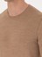 Erkek Camel Slim Fit Yün Karışımlı Bisiklet Yaka Basic Triko Kazak 50318854-VR015 14