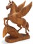 Ahşap Maun Ağacı Kanatlı At Figürü 1
