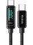 CA-8820 Type-C To Type-C 100W Pd Dijital Ekranli Data-Şarj Kablosu 5A 1.2m, Siyah 1