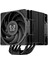 Mugen 6 Dual Fan Black Edition Cpu Hava Soğutucu, Intel LGA1700, LGA1151, Amd Am5, Am4 Desteği, 120MM, Tek Kule, Alüminyum Üst Kapak (Mugen 6 Dual Fan Black Edition) 1