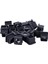 Kare Tüp Boru Uç Kapakları Ekleme Fişleri M8 Iplik 20X20MM 20PCS Siyah (Yurt Dışından) 1