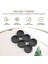 6 x Siyah Plastik 50MM Dia Yuvarlak Tüp Tüpü Ekleme Kapakları Kapaklar (Yurt Dışından) 4