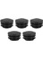 Siyah Plastik 35MM Dia Blanking Uç Kapaklar Yuvarlak Tüp 5 Pcs Ekleyin (Yurt Dışından) 1