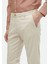 Ekru Düz Dokuma Regular Fit Casual Pantolon 3