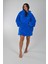 Welsoft Kapüşonlu Giyilebilir Tv Battaniyesi Unisex Peluş Oversize Panço Sabahlık 1