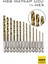 Hss Matkap Ucu 1/4 Hex 13 Parça Hss Tungsten Karbür Matkap Uç 1.5-6.5mm Titanyum 1