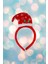 Minyatür Noel Baba Şapkası Taç/bando - Kar Tanesi ve Holly Detaylı Yılbaşı Saç Aksesuarı 2