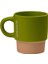 Açık Yeşil Stoneware Espresso Bardağı NO:107 – 120 ml Seramik Espresso Kupası 2