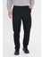 Erkek Bel Yarım Lastikli Kemerli Double Paça Dabıl Face Kumaş Slim Fit Pantolon 1