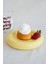 Seramik Küçük Boy Sarı Donut Tatlı Tabağı 14 cm Bulaşık Makinesinde Yıkanabilir 5