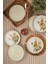 Moderna Nostalji 19 cm Pasta Takımı 6 Kişilik Çiçek Desenli Seramik 5