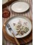 Moderna Nostalji 19 cm Pasta Takımı 6 Kişilik Çiçek Desenli Seramik 8
