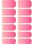 Pembe Ombre Tırnak Dövmesi 4