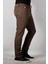 Erkek Chino Pantolon Gabardin Slim Fit Dar Kesim Vizon 2160 2