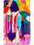 Samsung Galaxy Tab A7 SM-T500 10.4" Kılıf Tablet Için Desenli Silikon Kapak - Abstract 1