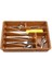 Küçük - Ahşap Renk - 7 Bölmeli Çekmece Içi Kaşıklık 36X32CM (5148) 1