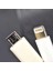 Beyaz Çiftli Lightning-Micro Kısa USB Kablo 2