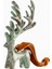 Verdigris Deer Christmas Tree Ornament Antik Görünümlü Geyik Süsü 1