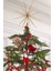 Glitter Gold 3D Star Tree Topper Altın Yılbaşı Ağaç Süsü 3