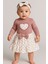 Kız Bebek Minik Kalp Detaylı Etekli Body BANDANA3LÜ Kız Bebek Set 2