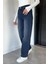 Kadın Yüksek Bel Palazzo Jean Kot Pantolon P-00019045 1