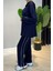 Biye Detaylı Rahat Takım 3143 Lacivert 2