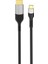 Gri QG08 8k 60 Hz Görüntü Kalitesi Type-C To Display Port Kablo 1.8m 2