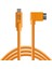 Tools Tetherpro Usb-C To 3.0 Micro-B Right Angle - Dik Açı Bağlantı Kablosu 15' (4.6m) Dslr Kamera, Turuncu 1