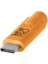 Tools Tetherpro Usb-C To 3.0 Micro-B Right Angle - Dik Açı Bağlantı Kablosu 15' (4.6m) Dslr Kamera, Turuncu 3