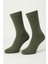 Unisex Ekstra Yumuşak Dikişsiz Haki Soket Çorap 1