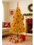 Premium Luxury Series 180 cm Simli Gold Yılbaşı Çam Ağacı 1