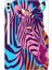 Samsung Galaxy Tab S8 Ultra SM-X900 14.6" Kılıf Tablet Için Desenli Silikon Kapak - Zebra 1