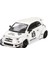 Gt 1/64 Lb-Wornessiworld x Abas Wornessiworld Abarth 595 Gara White - Blister Paket 1