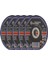 Metal Kesme Taşı 5 Adet 115X6X22MM Yüksek Performanslı Uzun Ömürlü Profesyonel Dayanıklı Kesici Disk 5