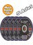 Metal Kesme Taşı 5 Adet 115X6X22MM Yüksek Performanslı Uzun Ömürlü Profesyonel Dayanıklı Kesici Disk 1