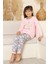 Kız Çocuk %100 Pamuk Interlok Kumaş Pijama Takımı 11-15 Yaş 12448 2
