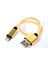 Gold 30 cm Halat Lightning USB Kablo 1