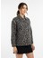 Ruby 6889 Kaşe Leopar Ceket 1