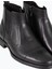 Erkek Bot Chelsea Fermuarlı Hakiki Deri Rahat Eva Taban Siyah 3
