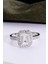 925 Ayar Gümüş Taşlı Baget Yüzük 1
