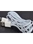 Beyaz 2 Uçlu Lightning-Micro USB Kablo 1m 2