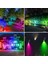 Güneş Enerjili 7 Renkli Rgb Spot Lamba su Geçirmez bahçe Ağaç Peyzaj Aydınlatma enerji Tasarruflu 4