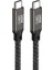 Siyah QG02 Type-C To Type-C Pd3.1 Data Kablosu 240W 480MBPS 1.5 Metre 4