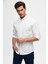 Slim Fit %100 Pamuk Düğmeli Yaka Oxford Beyaz Gömlek Gk 2026 2